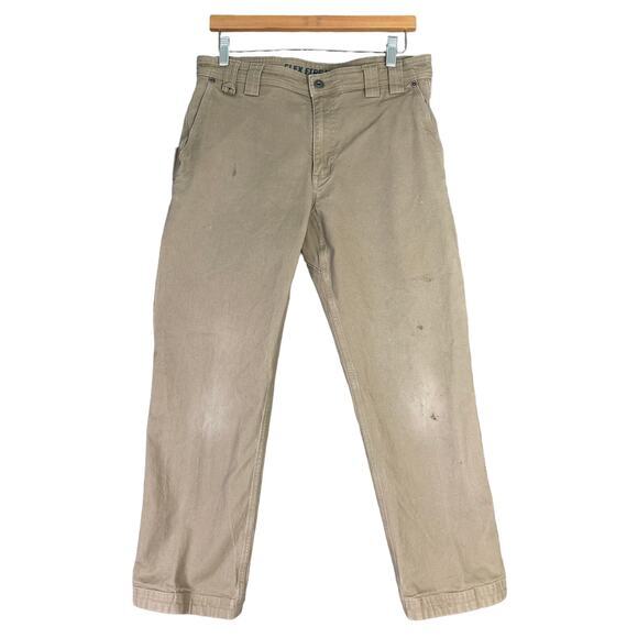 Duluth Men's Cargo Work Pants Brown Size 34 x 30 Durable Flex Fire Hose‎ - Picture 1 of 12